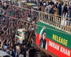 Supporters of Imran Khan start march on locked-down Islamabad