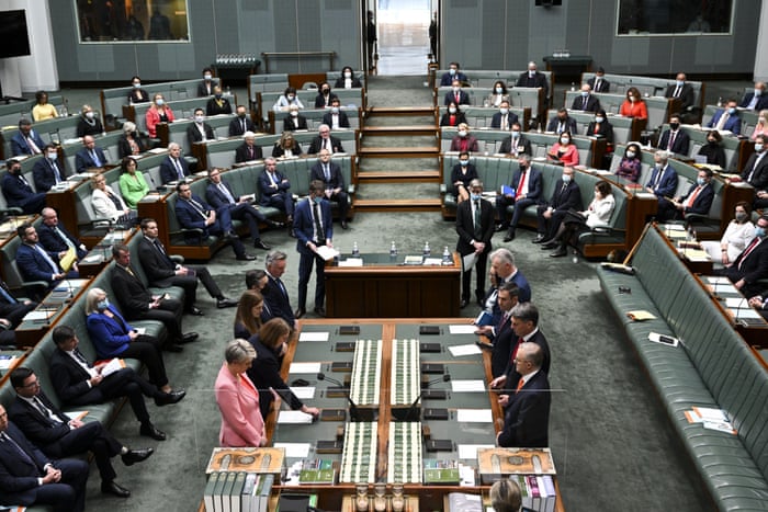 Members of the House of Representatives taking the affirmation of allegiance