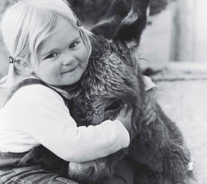Susanne Schäfer-Limmer with the donkey.
