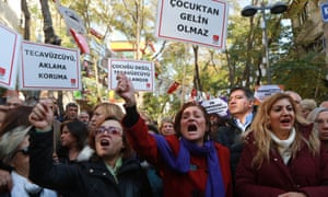 Turkish women protest in Ankara last weekend