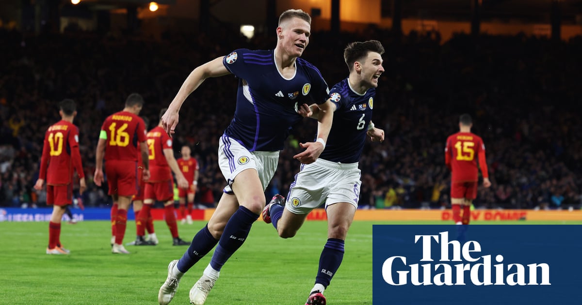 Scott McTominay stuns Spain to extend Scotland’s perfect start to qualifying - The Guardian