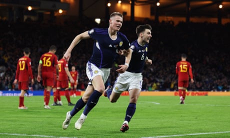 Scott McTominay stuns Spain to extend Scotland’s perfect start to qualifying