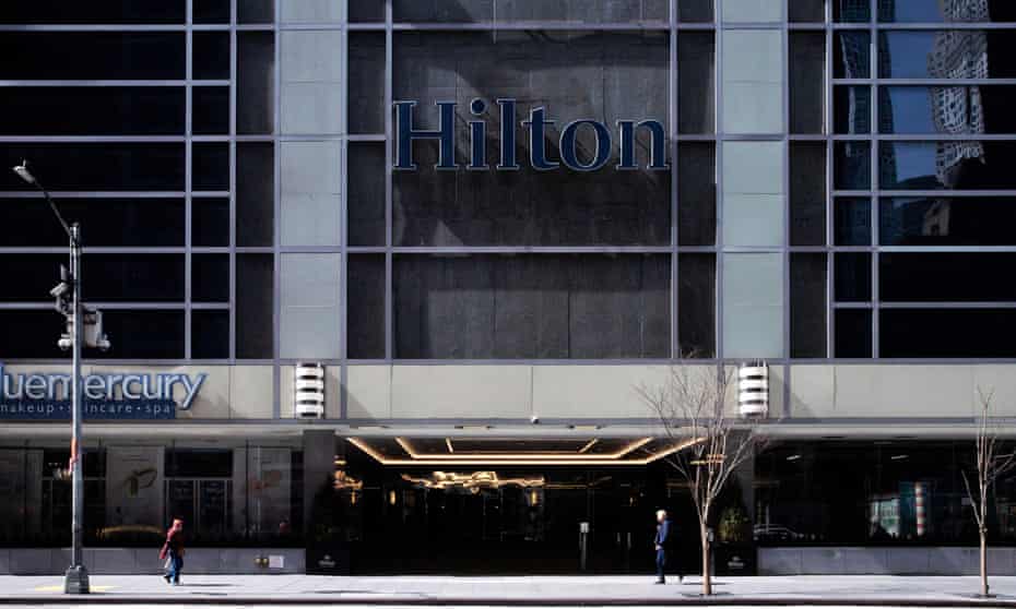 Hilton’s CEO, Christopher Nassetta, had a compensation package worth $55.9m in 2020, the highest of the CEOs analyzed in the report, while median pay at the company was $28,608, down from $43,695 in 2019.