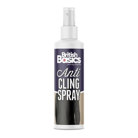 250ml bottle of British Basics Anti-Cling/Static Charge Spray