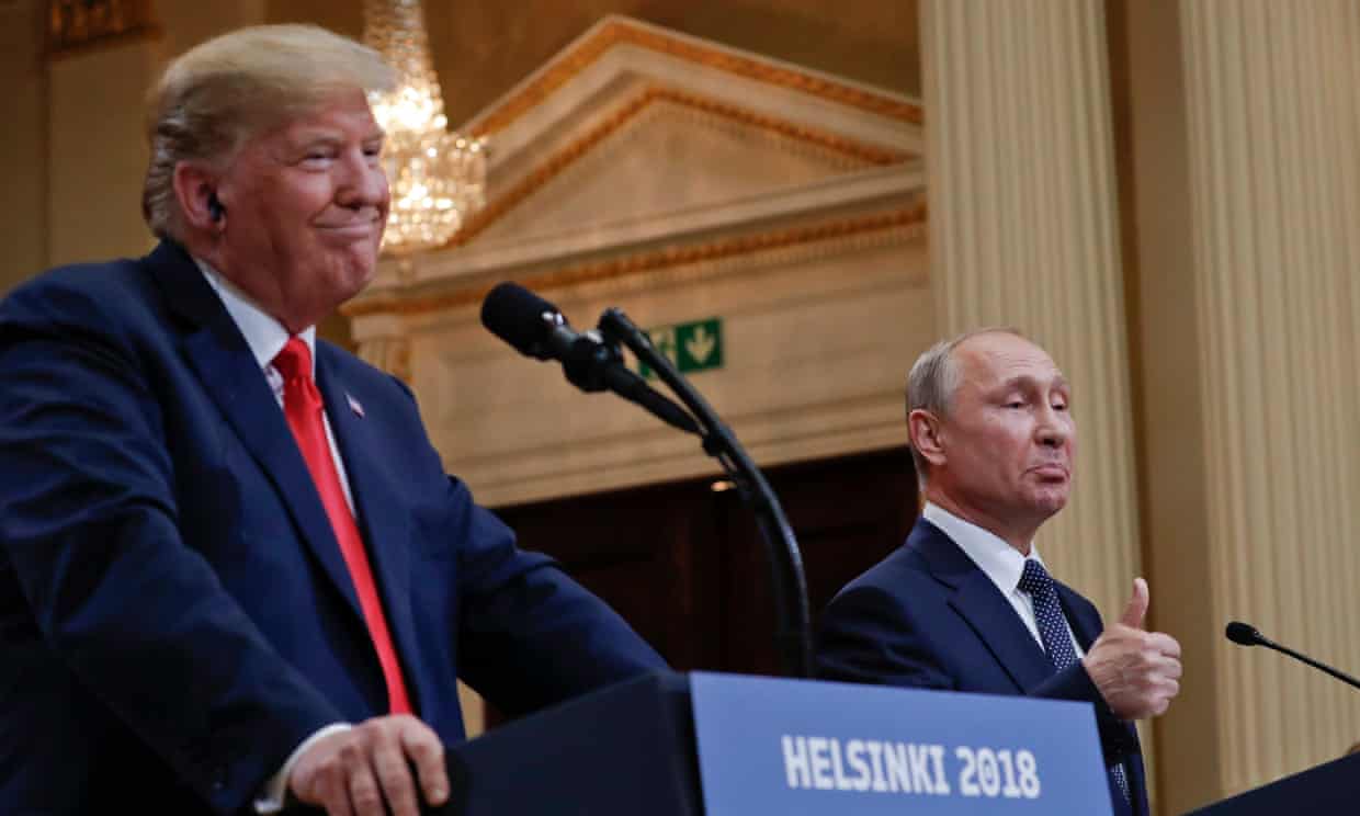 Donald Trump pleased at praise from Putin: ‘I like that he said that’ (theguardian.com)