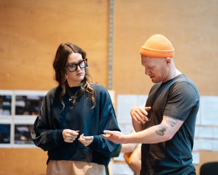 Francesca Goodridge directs actor Matthew Trevannion