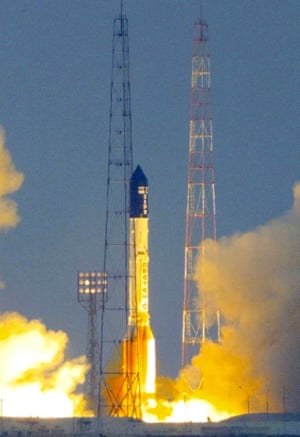 Russian-made Proton booster blasts off with Zarya module from Baikonur cosmodrome November 20. Russi..Russian-made Proton booster blasts off with Zarya module from Baikonur cosmodrome November 20. Russia on Friday launched the first module of the new International Space Station, ushering in a new era of high-tech cooperation in space exploration by the United States, Russia, Europe, Japan and other nations. ??» - PBEAHUMIGEA