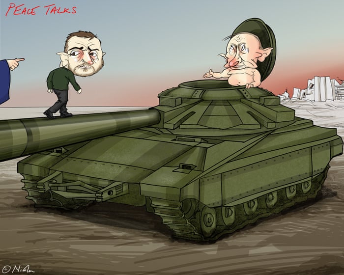 Nicola Jennings on Ukraine peace talks – cartoon