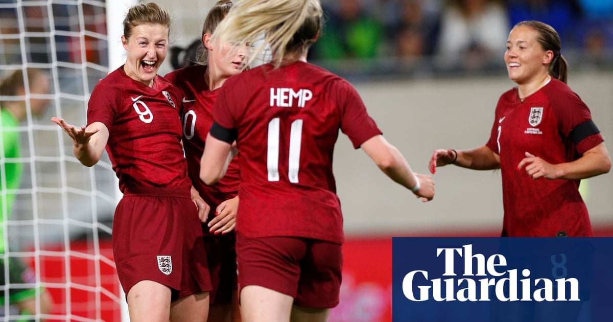 Ellen White closes on England scoring record with double in Luxembourg rout