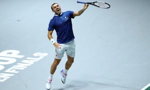 Dan Evans Holds Nerve As Britain Beat Germany In Davis Cup Quarter Final Sport The Guardian