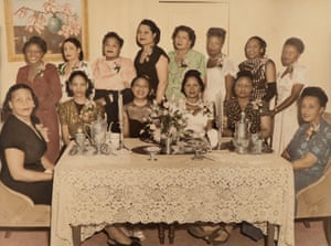 Social tea hosted by Josie Washington (centre in black dress), Dallas, Texas. ca. 1955Much of this vernacular visual culture has been dispersed or destroyed. Kinship &Community takes a look at a rare slice of that history, focusing on the work of Black community photographers working in urban neighborhoods in Dallas and Houston and small towns in East Texas from 1942 to 1984.