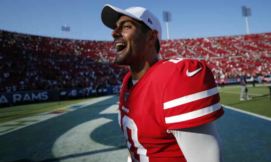 49ers quarterback Jimmy Garoppolo described a recent meeting in Los Angeles as a ‘home game’ for his team