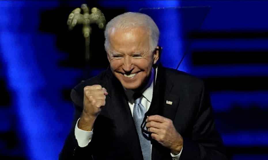 Joe Biden won the election by 306-232 electoral college votes.