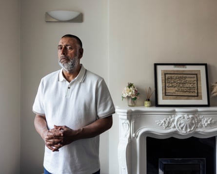 ‘They were monitoring him for months and didn’t find anything’ … Khobaib Hussein’s father, Shab.