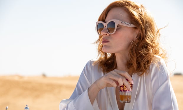 Jessica Chastain in The Forgiven.