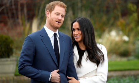 Britain’s Prince Harry poses and his wife Meghan Markle are due to visit the regional Australian town of Dubbo in October. 