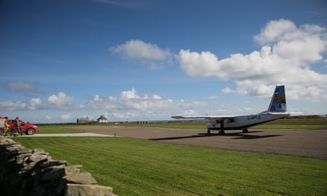 North Ronaldsay airstrip in 2017