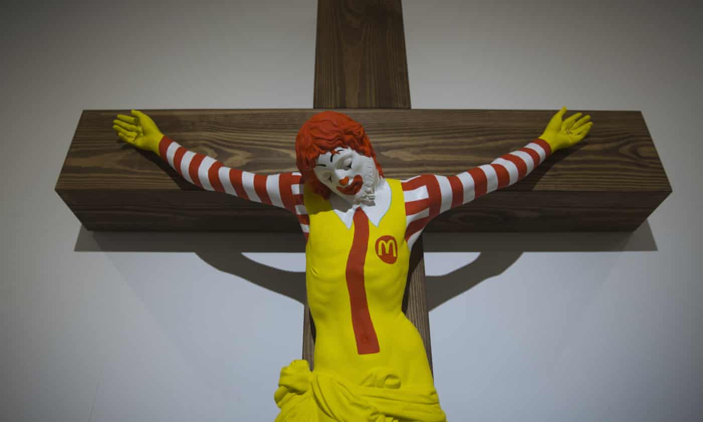 McJesus, by the Finnish sculptor Jani Leinonen