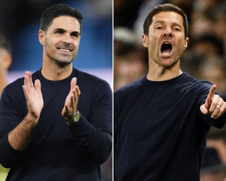 Mikel Arteta and Xabi Alonso