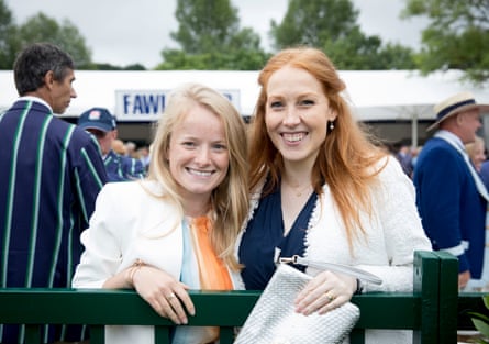 Natalie Kernan from Putney and Fi Barnes from Henley inside the Stewards Enclosure