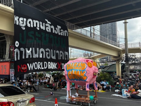 Protests at the IMF’s annual meeting in Bangkok