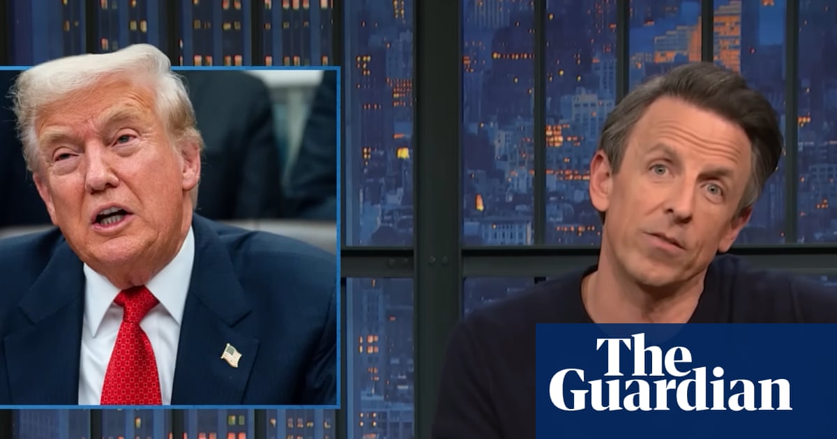 Seth Meyers on Trump: The most unpopular president of all time'