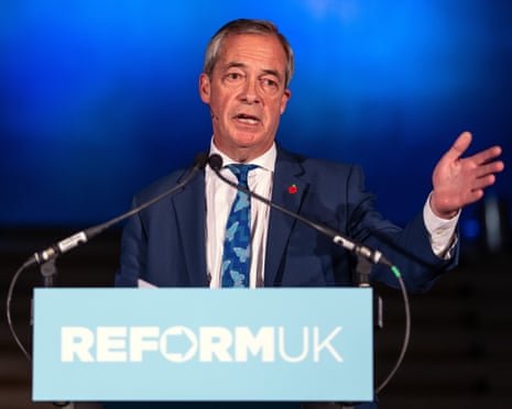 Nigel Farage backtracks on Reform UK's promise to cut £90bn of taxes | Reform UK | The Guardian