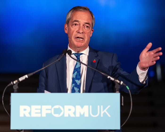 Nigel Farage backtracks on Reform UK’s promise to cut £90bn of taxes