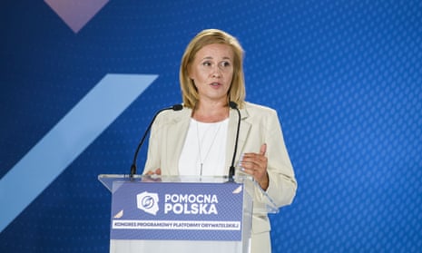 Magdalena Filiks speaking during the convention