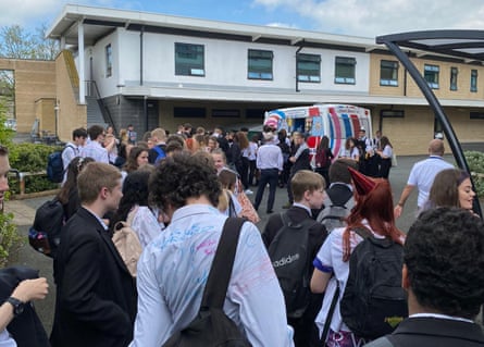 Ralph Thoresby school’s year 11 event had an ice-cream van and barbecue following a leavers’ assembly