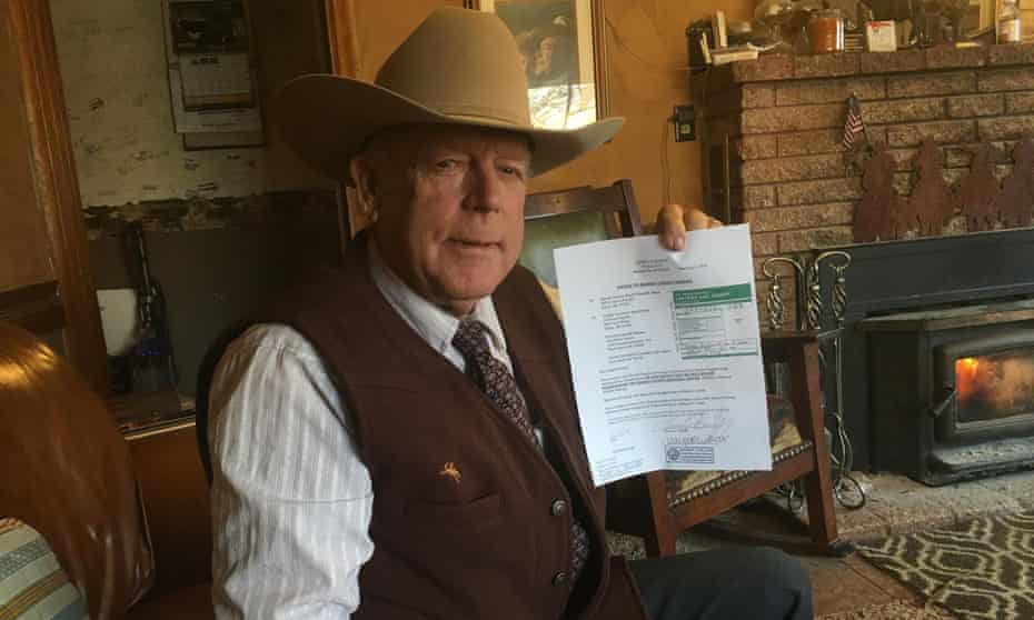 ‘What this is saying is that Cliven Bundy is taking control of things,’ he said of the Oregon standoff in an interview from his ranch in Bunkerville, Nevada.