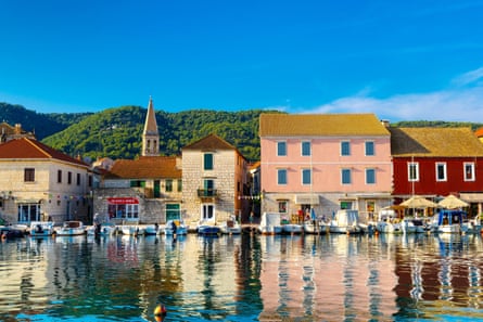 Stari Grad on Hvar – colourful houses on the waterfront