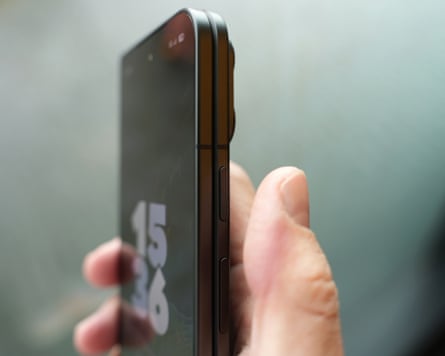 The power button of the Google Pixel 11 Pro Fold
