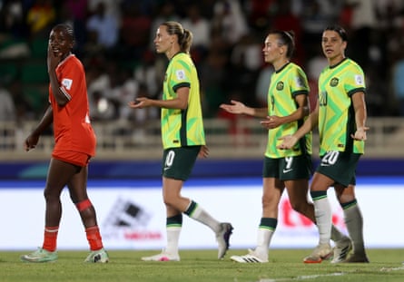 Caitlin Foord is backed by Matildas skipper Sam Kerr and Emily van Egmond complete her claims for a extremity against Kenya