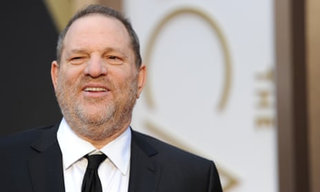 Harvey Weinstein arriving on the red carpet for the 86th Academy Awards in Hollywood, California. 