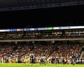 football players on a field