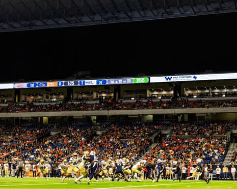 football players on a field