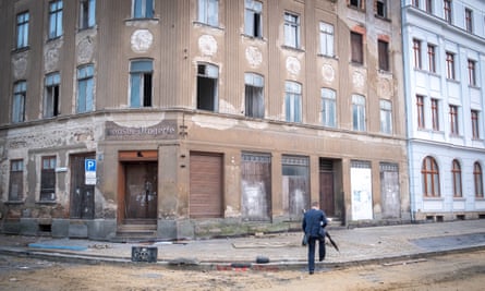 Disused buildings in Görlitz, eastern Germany. The city has over 7,000 vacant apartments.