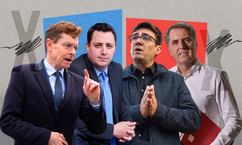 (From left:) Andy Street, Ben Houchen, Andy Burnham and Steve Rotheram.
