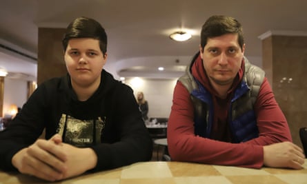 Igor Fedyaev, 43, and his son Maksim Fedyaev