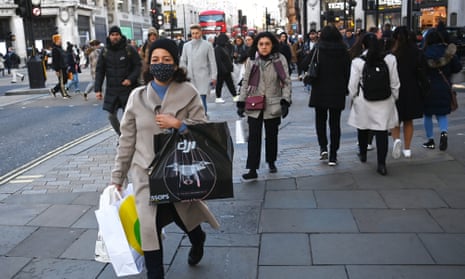 Shoppers in Oxford Street