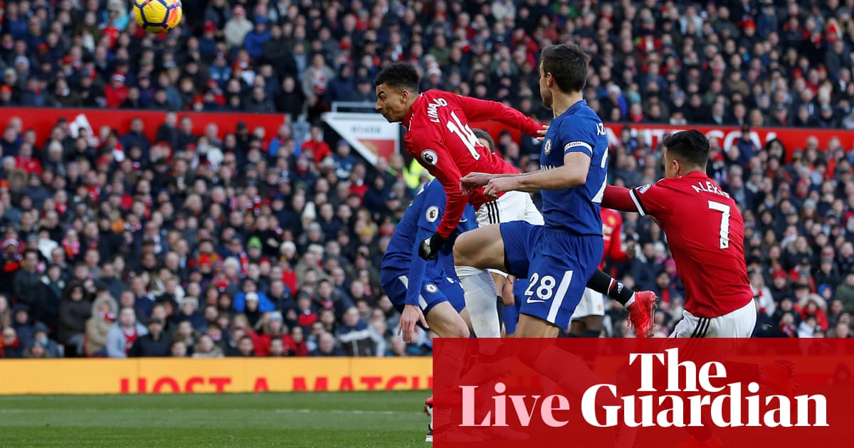 Manchester United 2-1 Chelsea: Premier League – as it happened