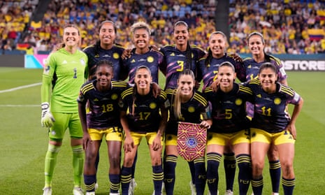 colombia's away kit looks like the night sky with stars and such