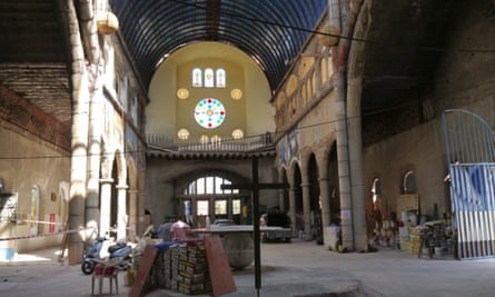 The interior of Gallego’s cathedral in in Mejorada del Campo.