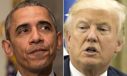 Obama And Trump Highlight Two Americas As Election Draws Nearer Us Elections 2020 The Guardian