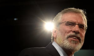 Sinn Fein president Gerry Adams