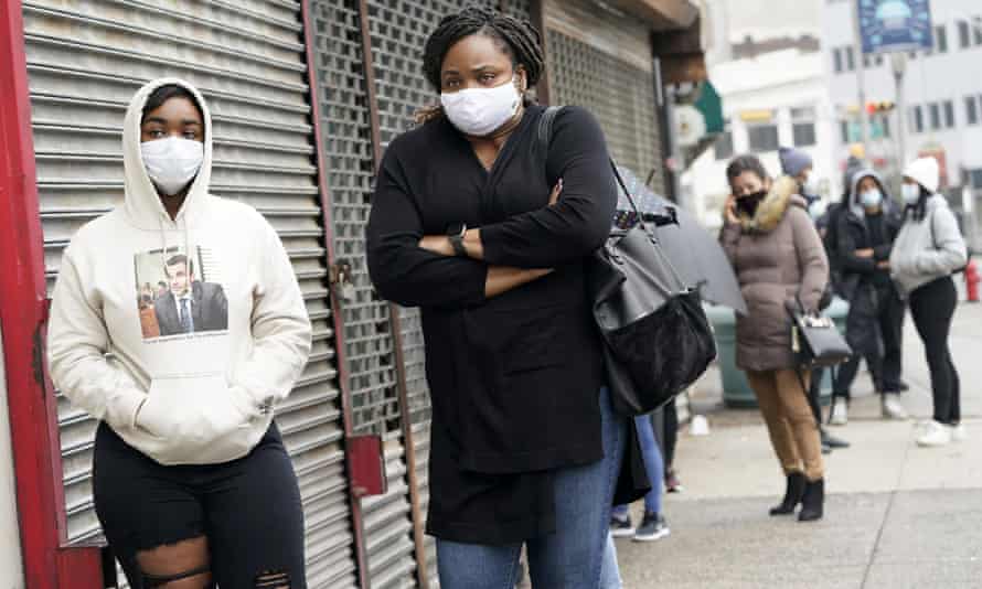 A enactment for Covid investigating successful Newark, New Jersey, successful October 2020, astatine a clip erstwhile cases successful the authorities were rising steeply.