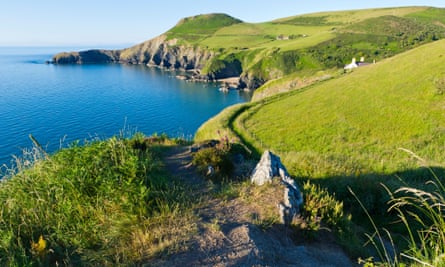 A coastal path in Ceredigion, Wales