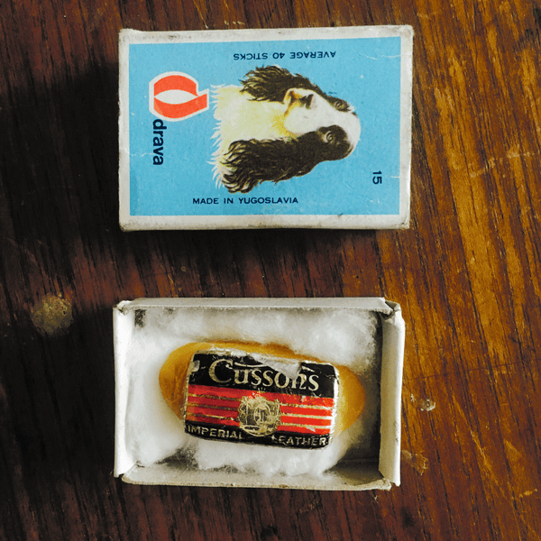 Soap in a box from the collection.
