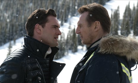 Tom Bateman and Liam Neeson in Cold Pursuit.